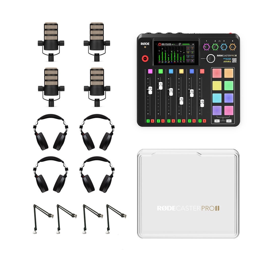 Rode RODECaster Pro 2 + 4-Person Bundle Rode RODECaster Pro 2 + 4-Person Bundle von Rode