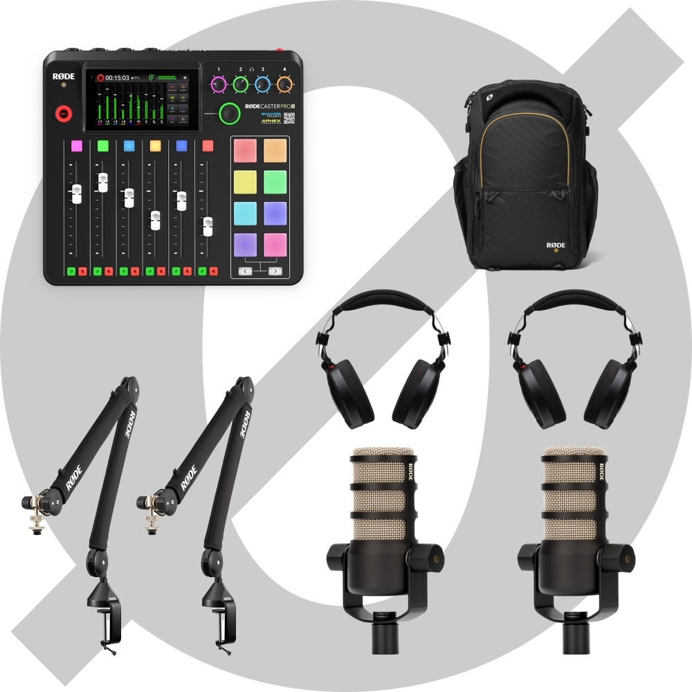 Rode RØDECaster Pro II Travel bundle Rode RØDECaster Pro II Travel bundle von Rode