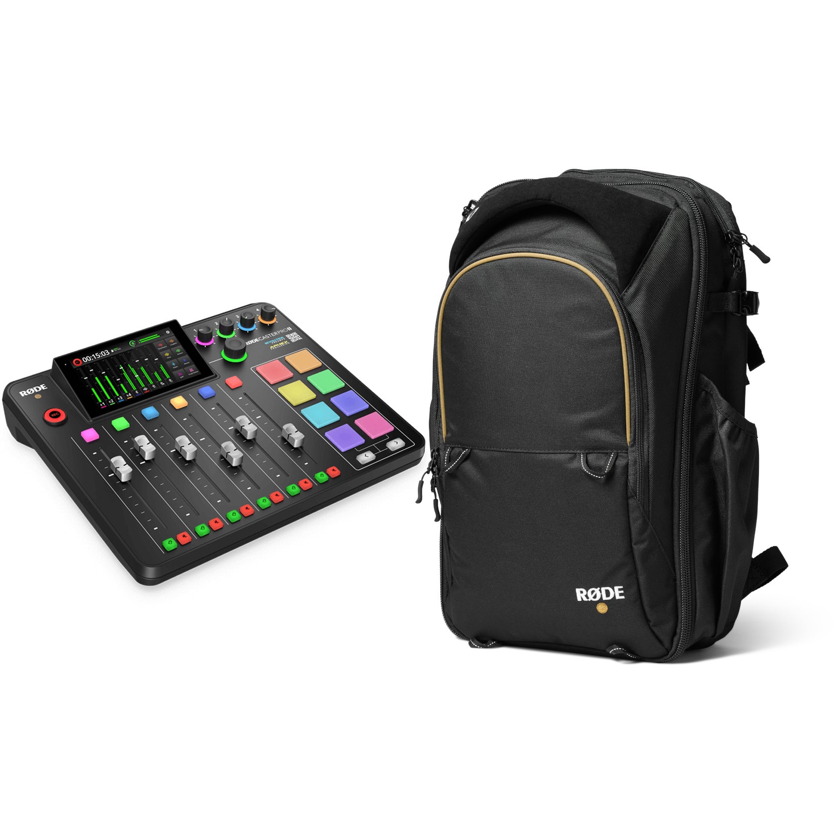Rode Rodecaster Pro II + Backpack Bundle von Rode