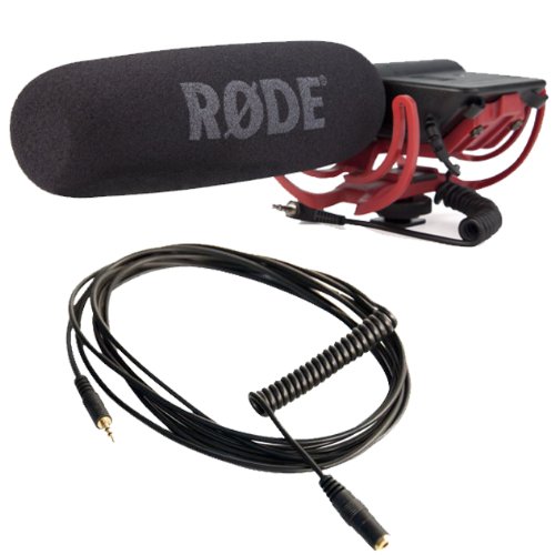 Rode VideoMic Rycote Kamera Mikrofon + Verlängerungskabel VC1 von Rode