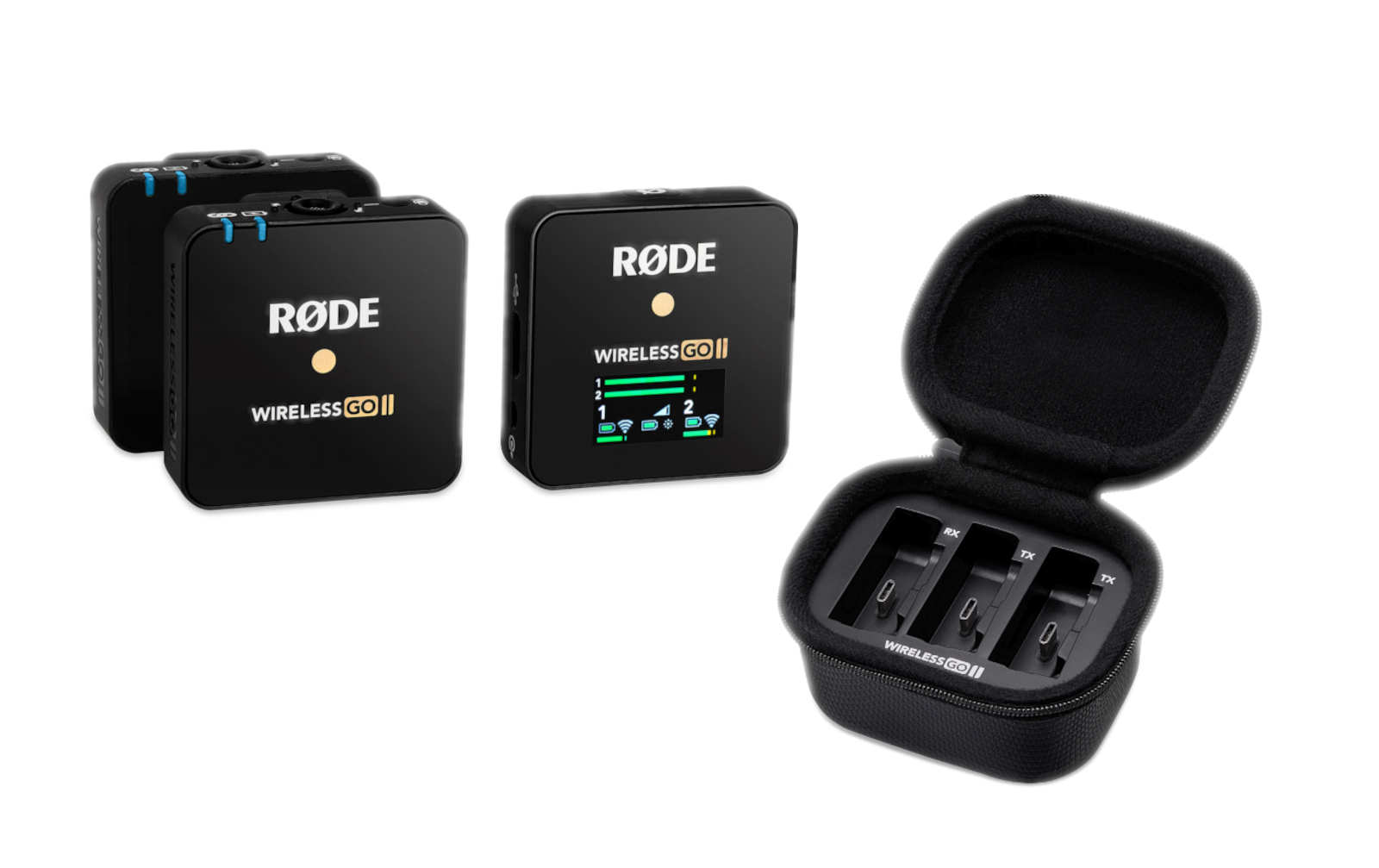 Rode Wireless GO II + Ladecase Bundle Rode Wireless GO II + Ladecase Bundle von Rode