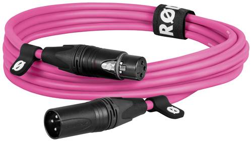 Rode XLR3M-P XLR Verbindungskabel 3m Rosa von Rode