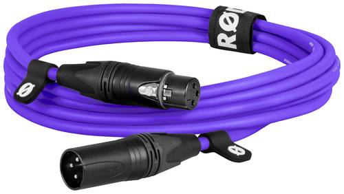 Rode XLR3M-PU XLR Verbindungskabel 3m Lila von Rode