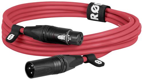 Rode XLR3M-R XLR Verbindungskabel 3m Rot von Rode
