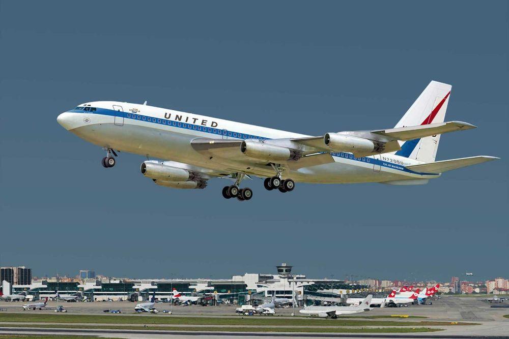 Boeing 720 United von Roden