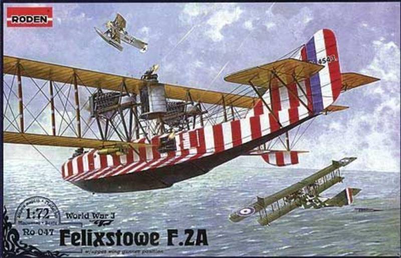 Felixstowe F.2A w/upper wing gunner position von Roden