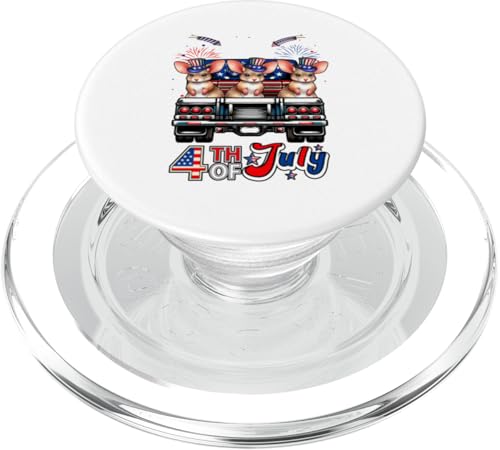4. Juli US-Flagge, drei süße Känguru-Ratten auf Picktruck PopSockets PopGrip für MagSafe 4. Juli US-Flagge, drei süße Känguru-Ratten auf Picktruck PopSockets PopGrip für MagSafe von Rodent 4th Of July Costume