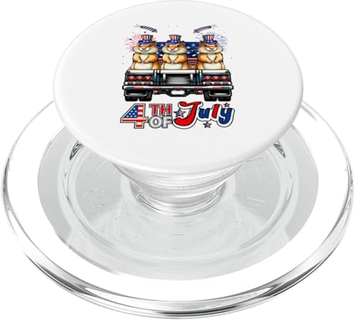 4. Juli US-Flagge Drei niedliche Gophers auf Picktruck PopSockets PopGrip für MagSafe 4. Juli US-Flagge Drei niedliche Gophers auf Picktruck PopSockets PopGrip für MagSafe von Rodent 4th Of July Costume
