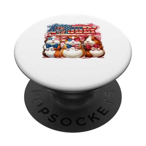 4. Juli US-Flagge Drei niedliche Meerschweinchen Sonnenbrille Besitzer PopSockets Klebender PopGrip 4. Juli US-Flagge Drei niedliche Meerschweinchen Sonnenbrille Besitzer PopSockets Klebender PopGrip von Rodent 4th Of July Costume