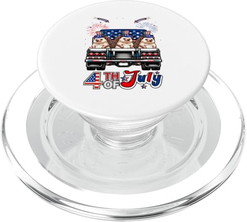 4. Juli US-Flagge Drei süße Igel auf Picktruck PopSockets PopGrip für MagSafe 4. Juli US-Flagge Drei süße Igel auf Picktruck PopSockets PopGrip für MagSafe von Rodent 4th Of July Costume