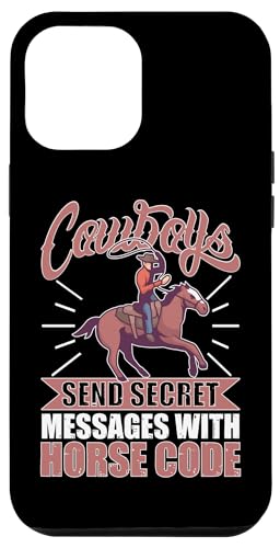 Cowboys senden geheime Nachrichten mit Pferdecode Hülle für iPhone 12 Pro Max Cowboys senden geheime Nachrichten mit Pferdecode Hülle für iPhone 12 Pro Max von Rodeo And Western Country Designs