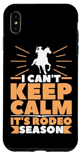 Ich kann nicht ruhig bleiben, es ist Rodeo-Saison Western Country Hülle für iPhone XS Max Ich kann nicht ruhig bleiben, es ist Rodeo-Saison Western Country Hülle für iPhone XS Max von Rodeo And Western Country Designs