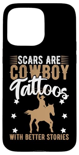 Narben sind Cowboy-Tattoos mit besseren Geschichten Hülle für iPhone 15 Pro Max Narben sind Cowboy-Tattoos mit besseren Geschichten Hülle für iPhone 15 Pro Max von Rodeo And Western Country Designs