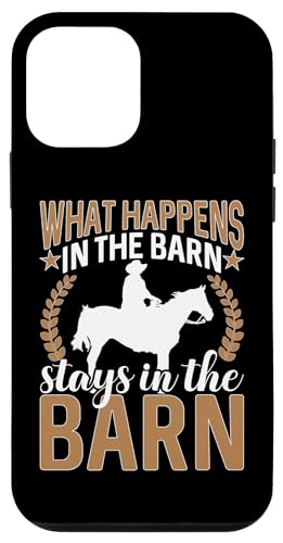Was in der Scheune passiert, bleibt in der Scheune für Rodeo Hülle für iPhone 12 mini Was in der Scheune passiert, bleibt in der Scheune für Rodeo Hülle für iPhone 12 mini von Rodeo And Western Country Designs