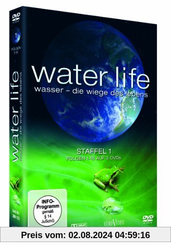 Water Life: Wasser - Die Wiege des Lebens, Staffel 1, Folgen 01-15 [3 DVDs] von Rodriguez Llano, Juan Antonio