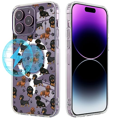 Roemary Schutzhülle für iPhone 13 Pro mit MagSafe-Design, magnetisch, kabelloses Laden, transparent, TPU, 15,5 cm (6,1 Zoll) von Roemary