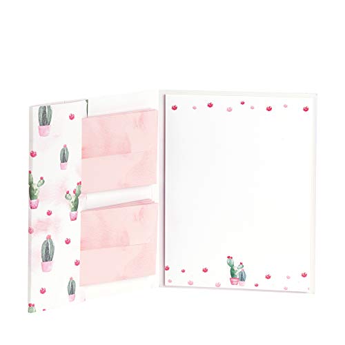 Rössler 11731293000 - Briefpapierpack „Kaktus“, 185 x 250 mm, 10 Blätter & 10 Briefumschläge Rössler 11731293000 - Briefpapierpack „Kaktus“, 185 x 250 mm, 10 Blätter & 10 Briefumschläge von Rössler Papier