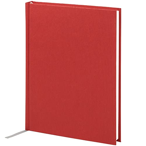 Rössler 1882452361 - S.O.H.O. Notizbuch DIN A5, 192 Seiten gebunden, Rot, 1 Stück von Rössler Papier