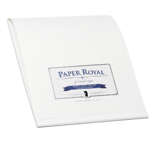 Rössler 2002831009 - Paper Royal - Briefblock DIN A4, 40 Blatt, weiß gerippt von Rössler Papier