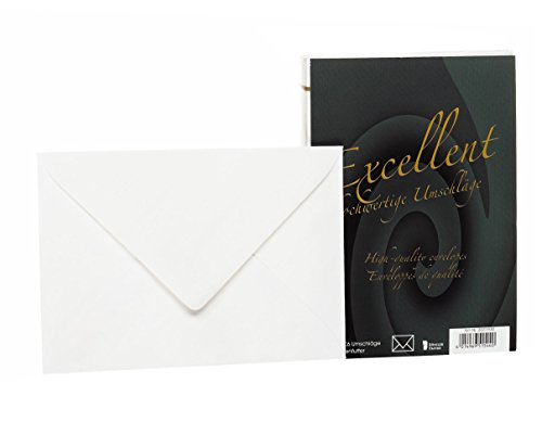 Rössler 20211930 - Excellent - Briefhüllen DIN C6, gefüttert, 25 Stück, weiß Rössler 20211930 - Excellent - Briefhüllen DIN C6, gefüttert, 25 Stück, weiß von Rössler Papier