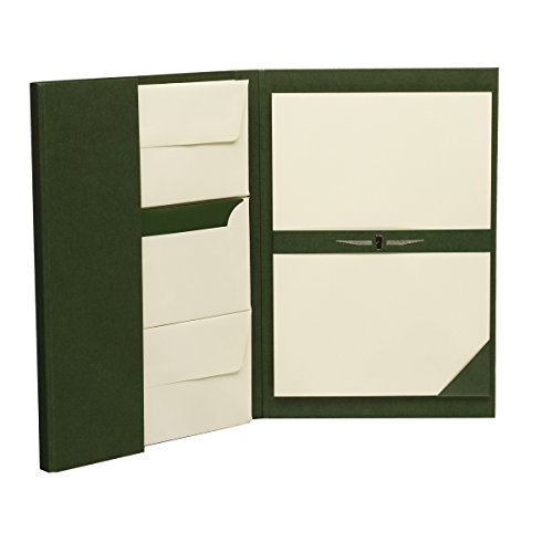 Rössler Papier 1024831008 - Paper Royal - Briefpapiermappe DIN A4/DL, 25/25, grün/chamois gerippt von Rössler Papier