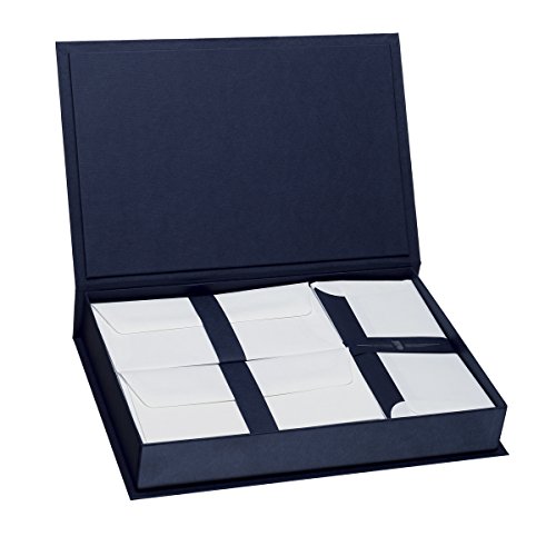 Rössler Papier 1051831009 - Paper Royal - Briefpapierkassette, 40/10/50, A4/DL/DL, blau/weiß von Rössler Papier