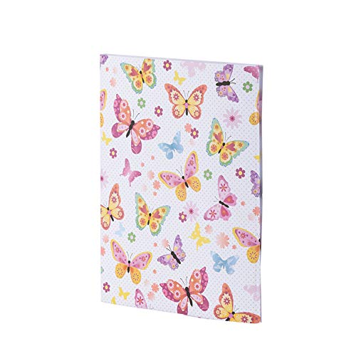 Rössler Papier 11731114000 - Briefpapierpack „Flying Butterflies“, 185 x 250 mm, 10 Blätter & 10 Briefumschläge von Rössler Papier