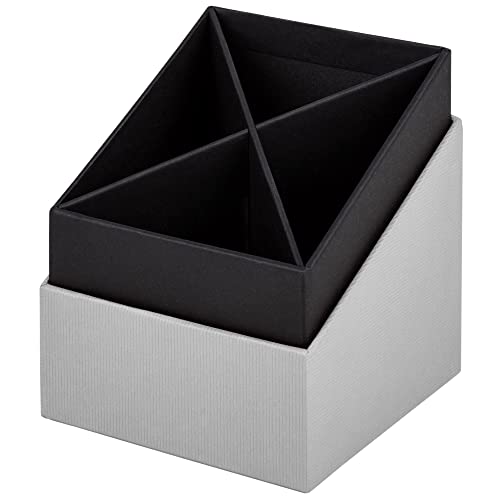 Rössler Papier 1331452170 - S.O.H.O. Stifteköcher, 86 x 86 x 100 mm, Stone, 1 Stück von Rössler Papier