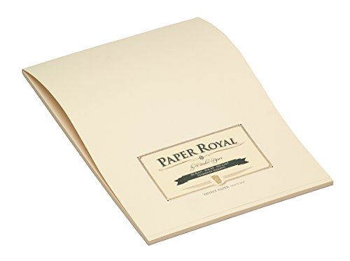 Rössler Papier 2002831008 - Paper Royal - Briefblock DIN A4, 40 Blatt, chamois gerippt von Rössler Papier