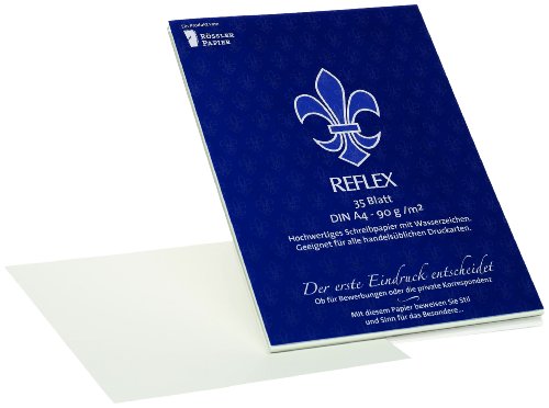 Rössler Papier 23003201 - Reflex - Korrespondenzpapier DIN A4, 35 Blatt von Rössler Papier