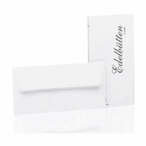 Rössler Papier Briefumschläge DINlang Edelbütten 100g/qm weiß 20er Pack von Rössler Papier