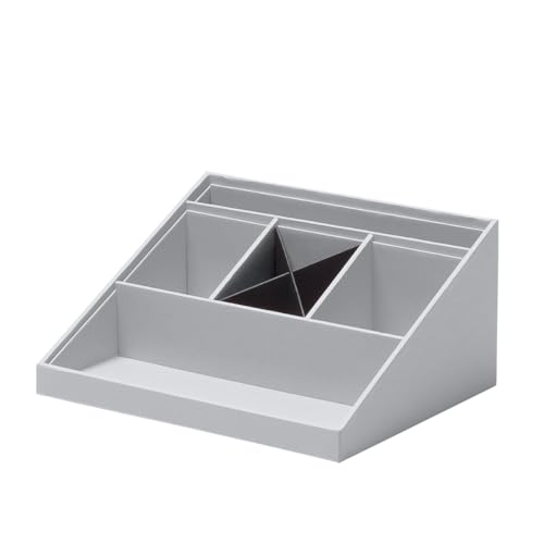 Rössler SOHO Schreibtisch Organizer | Multifunktionales Schreibtisch Zubehör mit 6 Fächern | Ideal als Büro Organizer, Stiftehalter oder Ordnungssystem | Platzsparend & handverleimt | Farbe: Stone Rössler SOHO Schreibtisch Organizer | Multifunktionales Schreibtisch Zubehör mit 6 Fächern | Ideal als Büro Organizer, Stiftehalter oder Ordnungssystem | Platzsparend & handverleimt | Farbe: Stone von Rössler Papier