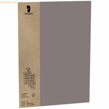 10 x Rössler Schreibpapier A4 Terra Muskat 120g/VE=5 Stück 10 x Rössler Schreibpapier A4 Terra Muskat 120g/VE=5 Stück von Rössler