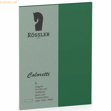 10 x Rössler Tischkarte Coloretti A7 VE=5 Stück Forest von Rössler
