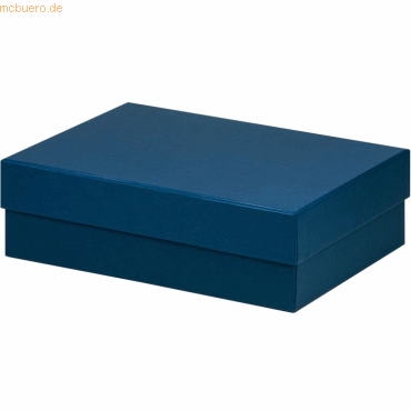 3 x Rössler Geschenkverpackung Boxline 196x264x80mm Navy von Rössler