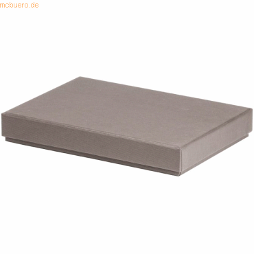 4 x Rössler Geschenkbox Boxline für A5 155x215x30mm Taupe von Rössler