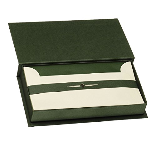 Rössler 1056831008 - Paper Royal - Kartenkassette DL/DL, 15/15, grün/chamois von Rössler