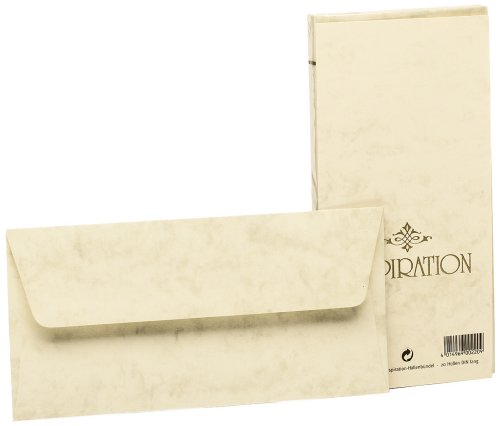 Rössler 20320806 - Inspiration - Briefumschlagpack 20/DL m. Sf., chamois von Rössler