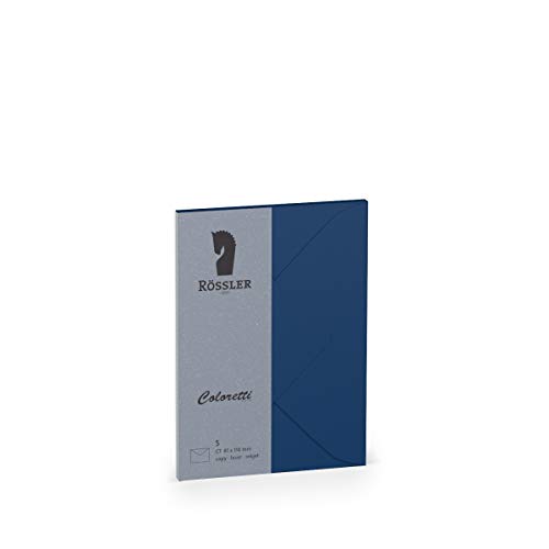 Rössler 220707590 - Coloretti Briefumschläge, 80 g/m², DIN C7, jeans, 5 Stück Rössler 220707590 - Coloretti Briefumschläge, 80 g/m², DIN C7, jeans, 5 Stück von Rössler