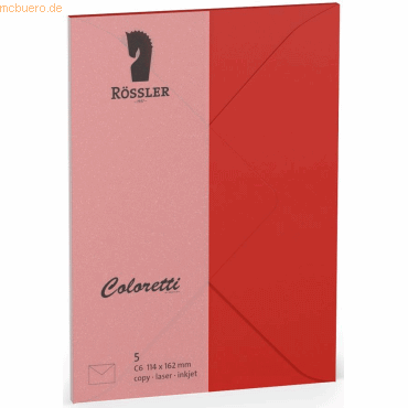 Rössler Briefumschläge Coloretti VE=5 Stück C6 klatschmohn Rössler Briefumschläge Coloretti VE=5 Stück C6 klatschmohn von Rössler
