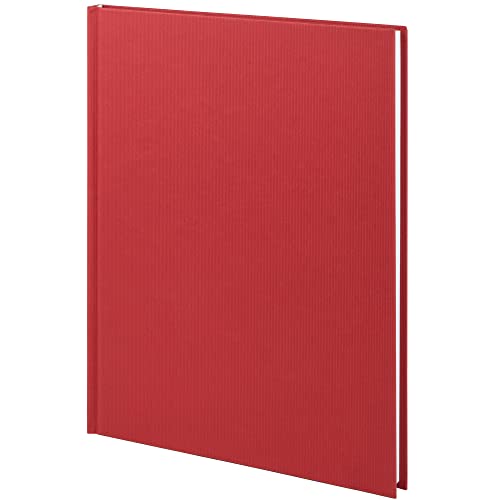 Rössler Papier 1878452362 - S.O.H.O. Notizbuch DIN A4, 192 Seiten gebunden, Rot, 1 Stück von Rössler