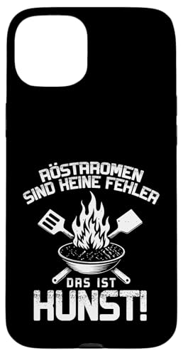 Röstaromen Kunst Grillen Vatertag Spruch Für Männer Humor Hülle für iPhone 15 Plus von Röstaromen Kunst Grillen Vatertag Geschenk Papa