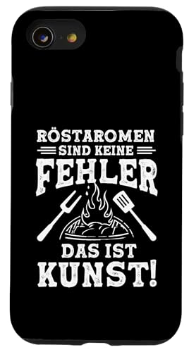 Röstaromen Kunst Grillen Vatertag Spruch Für Männer Humor Hülle für iPhone SE (2020) / 7 / 8 von Röstaromen Kunst Grillen Vatertag Geschenk Papa
