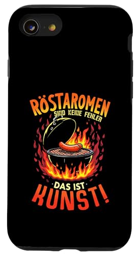 Röstaromen Kunst Grillen Vatertag Spruch Für Männer Humor Hülle für iPhone SE (2020) / 7 / 8 von Röstaromen Kunst Grillen Vatertag Geschenk Papa