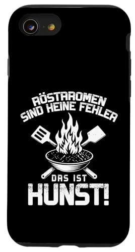 Röstaromen Kunst Grillen Vatertag Spruch Für Männer Humor Hülle für iPhone SE (2020) / 7 / 8 von Röstaromen Kunst Grillen Vatertag Geschenk Papa