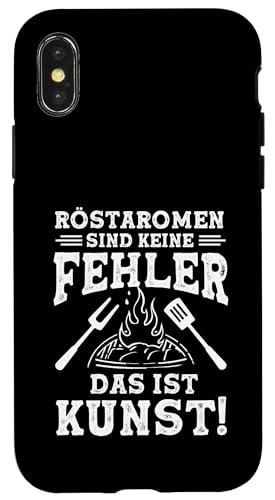 Röstaromen Kunst Grillen Vatertag Spruch Für Männer Humor Hülle für iPhone X/XS Röstaromen Kunst Grillen Vatertag Spruch Für Männer Humor Hülle für iPhone X/XS von Röstaromen Kunst Grillen Vatertag Geschenk Papa