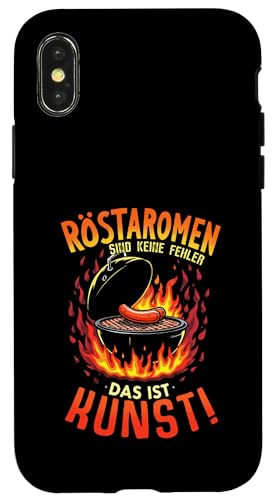 Röstaromen Kunst Grillen Vatertag Spruch Für Männer Humor Hülle für iPhone X/XS Röstaromen Kunst Grillen Vatertag Spruch Für Männer Humor Hülle für iPhone X/XS von Röstaromen Kunst Grillen Vatertag Geschenk Papa