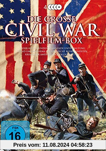 Die große Civil War Spielfilm-Box [4 DVDs] von Roger Corman