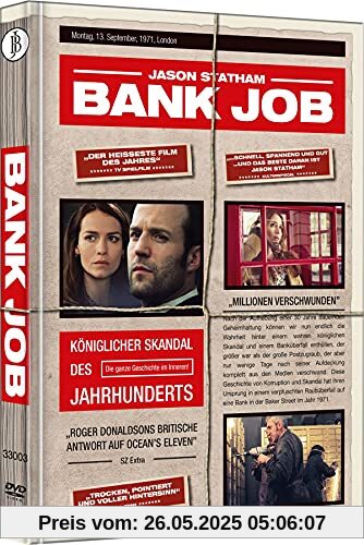 Bank Job - Mediabook - Cover B - Limitiert auf 333 Stück (+ DVD) [Blu-ray] von Roger Donaldson