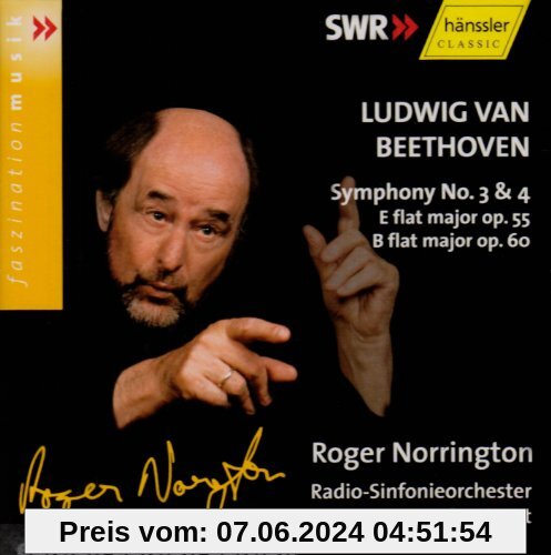 Beethoven:Symphonies No.3 & 4 von Roger Norrington